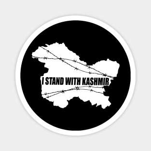 i stand with kashmir freedom co Magnet